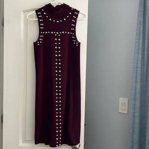 INC burgundy dress size small. Worn once. Perfect for the fall.
